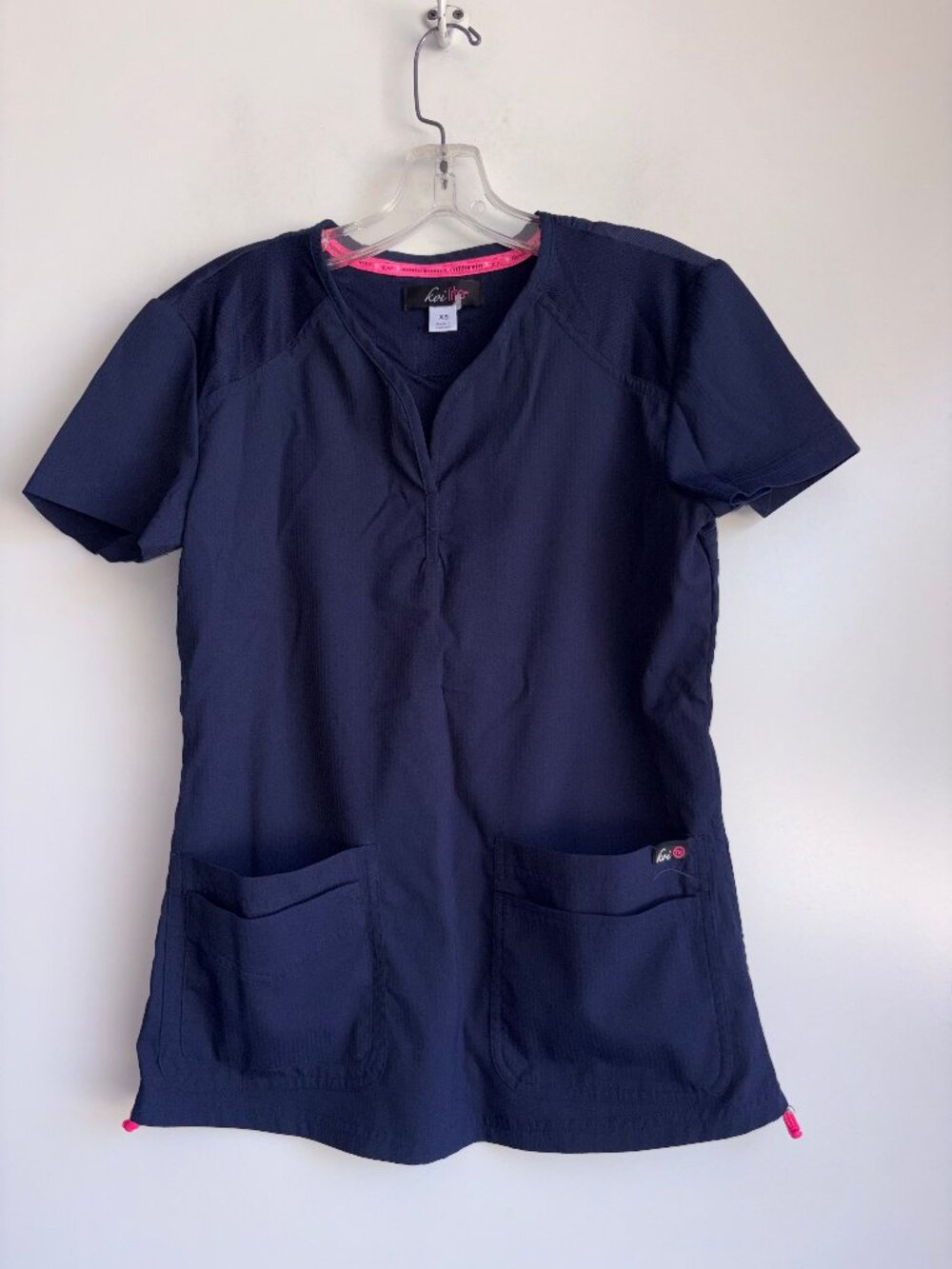 KOI Lite Scrub Top Size XS Navy